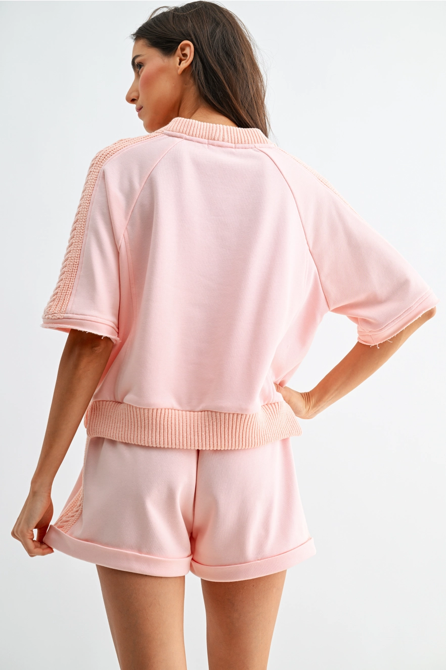 Knit Trim Lounge Shorts