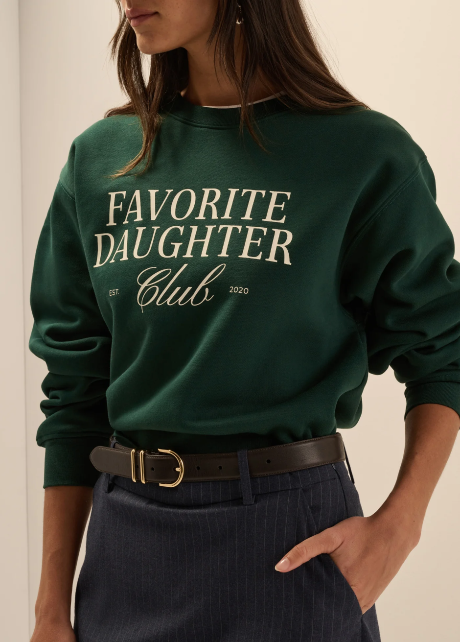 The Favorite Daughter Club Sweatshirt - Forest Sugar