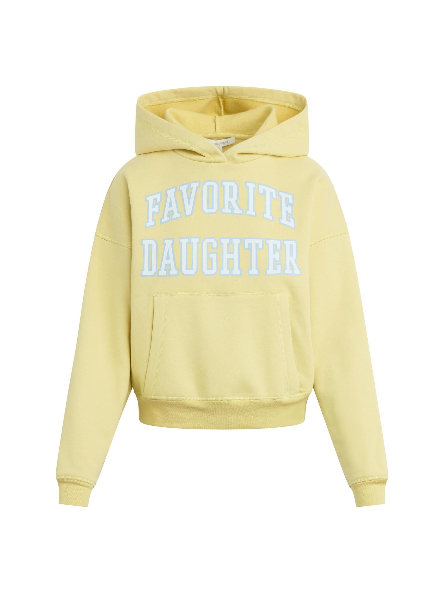The Collegiate Hoodie - Golden/Off White