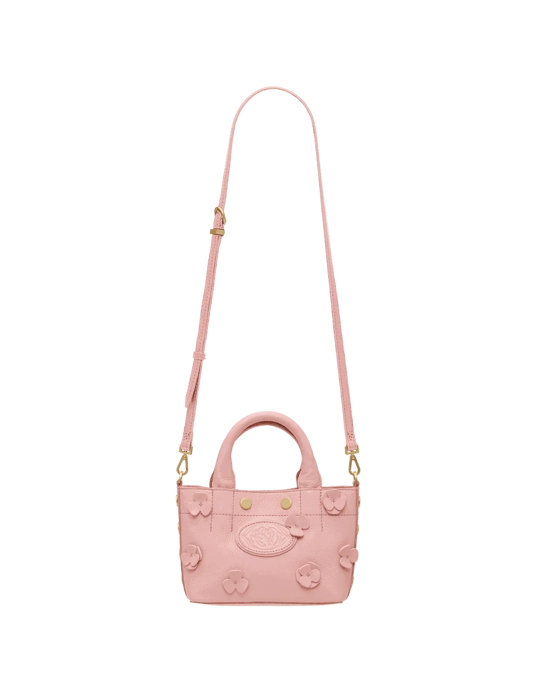 Hammitt Olympia Crossbody Mini - Flamingo Flora/Brushed Gold