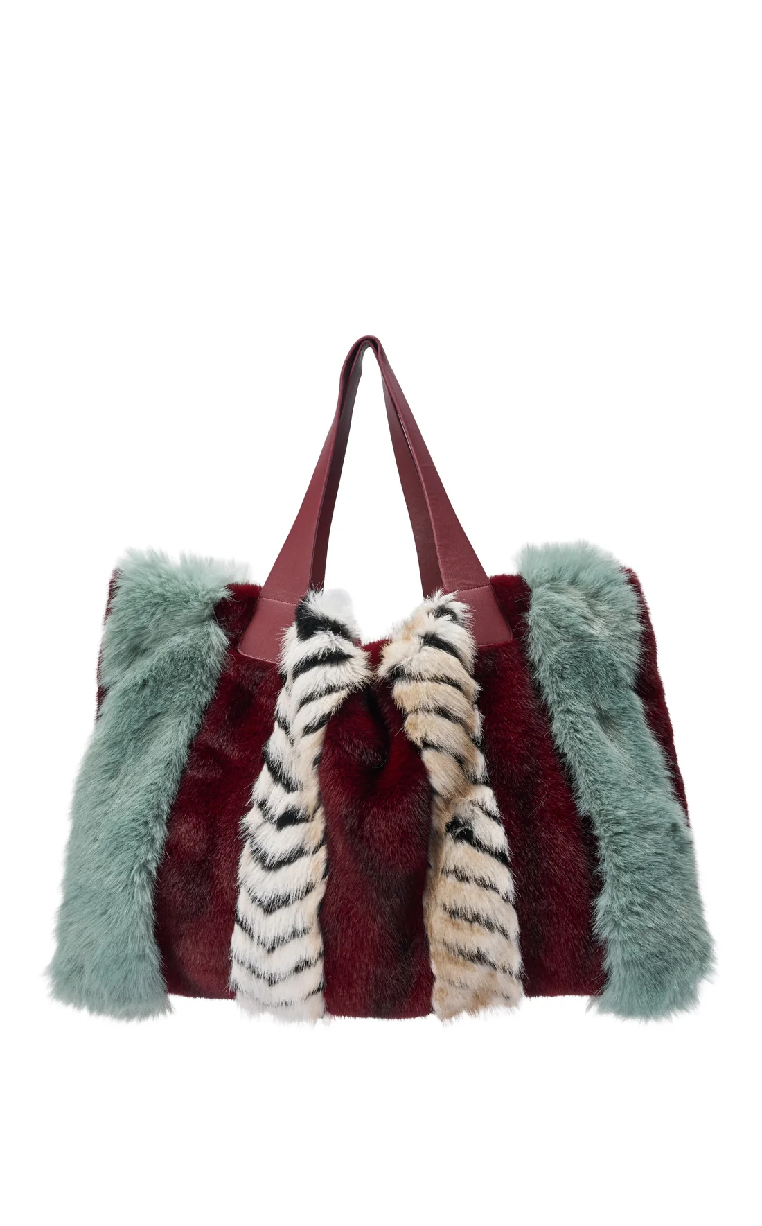 Confidante Faux Fur Bag - Multi