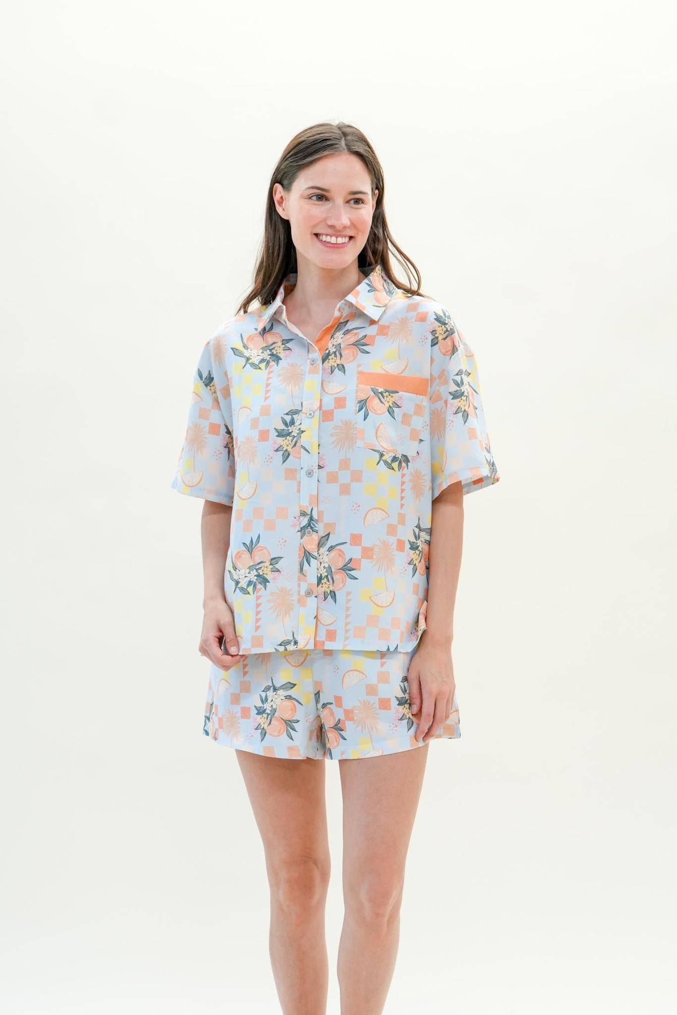Brunch Date Shortie PJ Set - Top