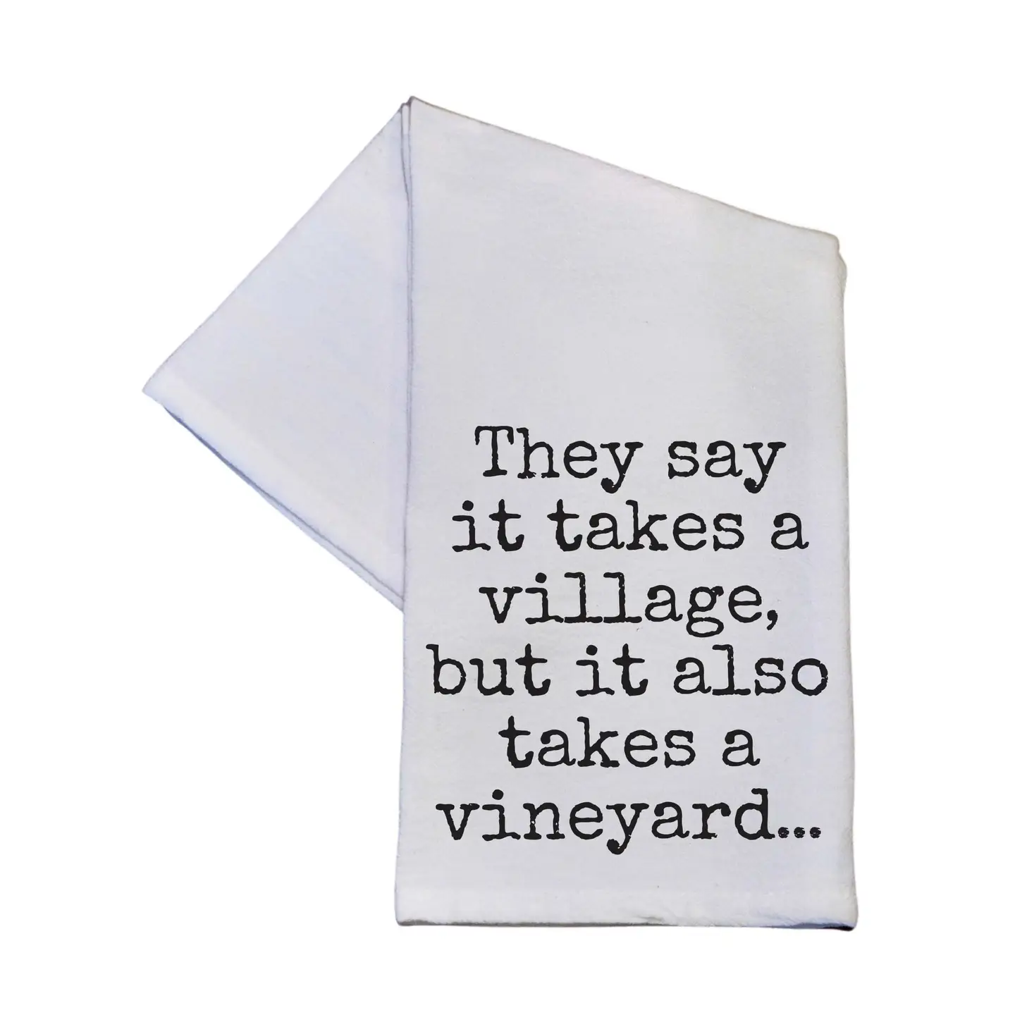 It Also Takes A Vineyard Cotton Tea Towels