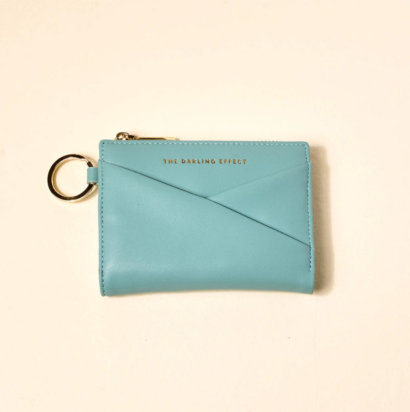 The Darling Effect Luxe Pocket Wallet - Misty Blue