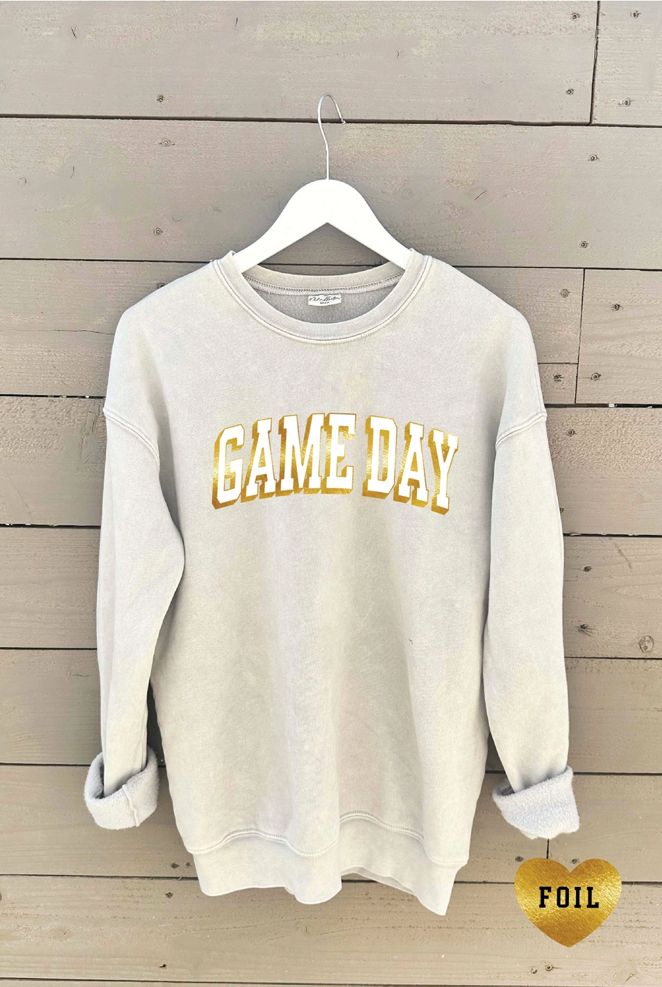 Game Day Foil Mineral Graphic Sweatshirt