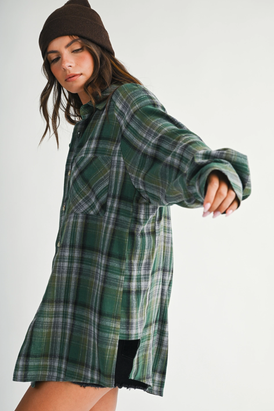 Abri Plaid Flannel Shirt
