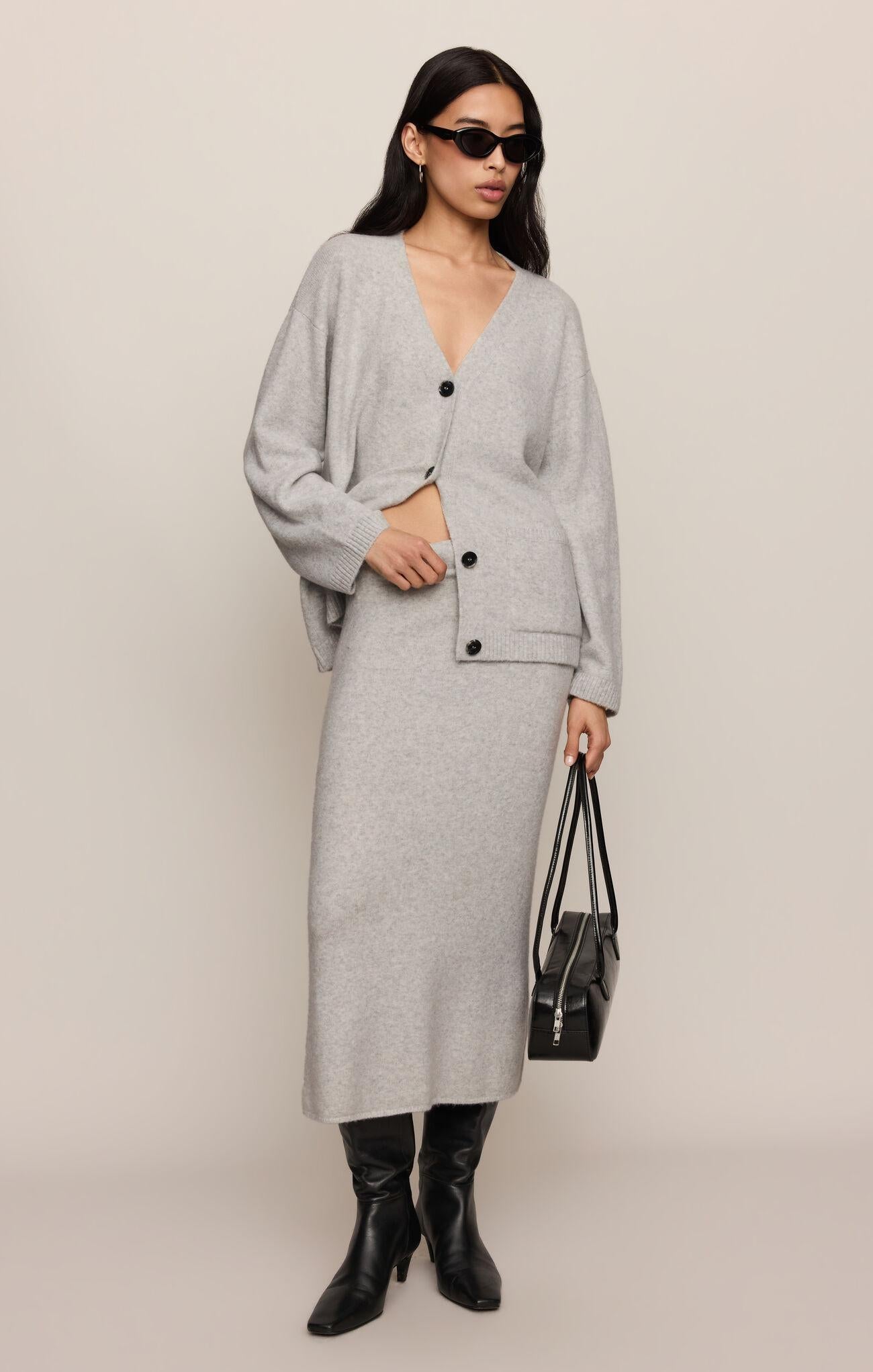 Cozy Moment Skirt - Feather Grey
