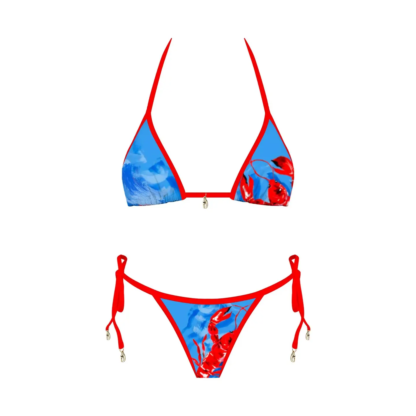 Daisy May Bikini Top - Lobster