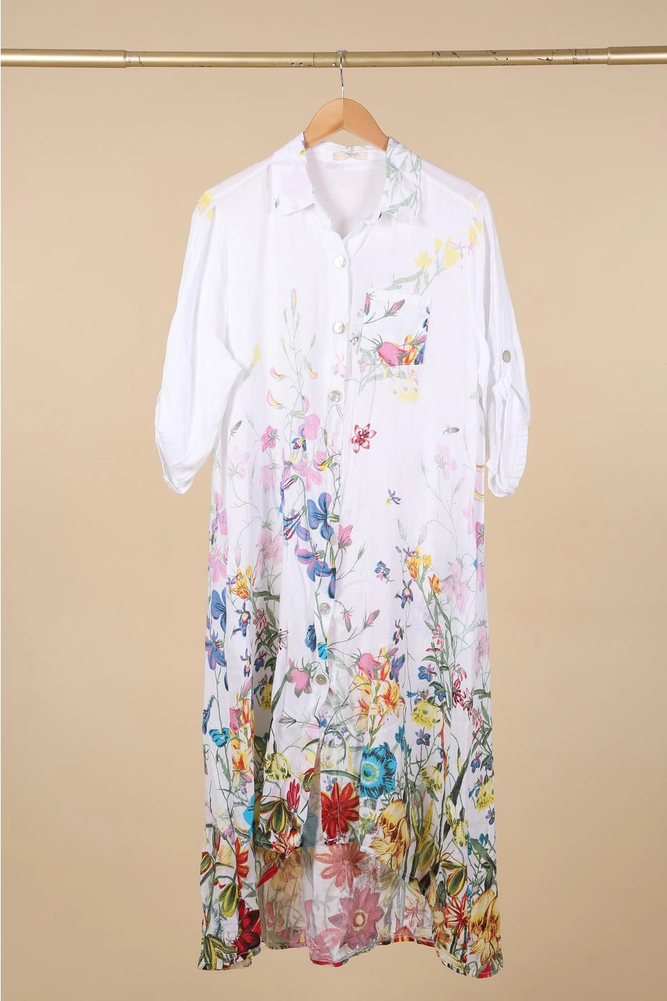 Linen Shirt Dress