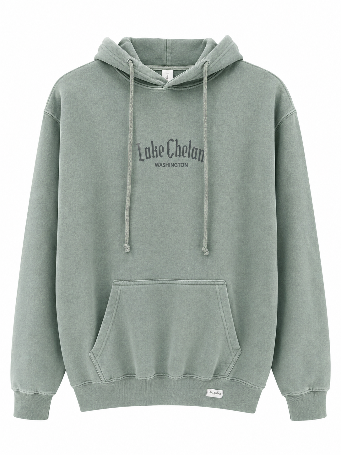 Lake Chelan, Washington Dye Pullover Hoodie