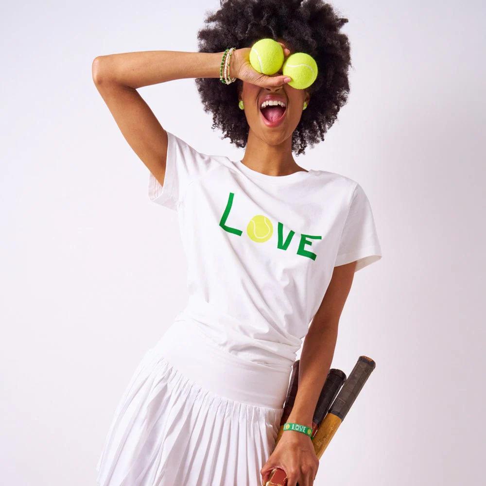 Kiki Tee Love Tennis In Natural