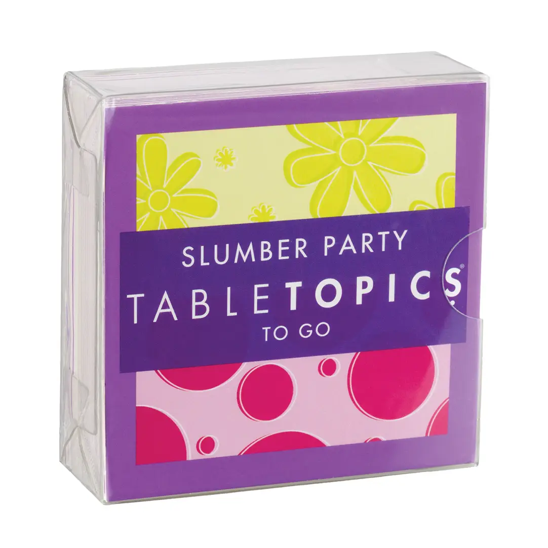 Tabletopics Slumber Party - Conversation Starter Game