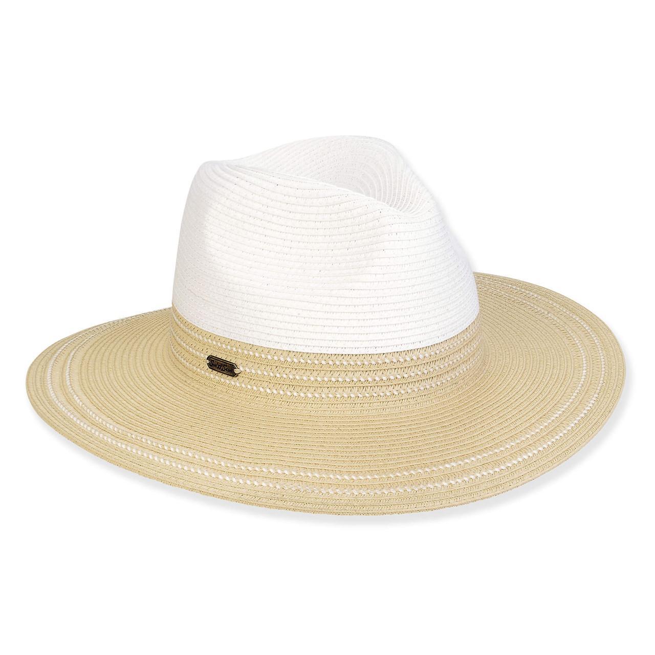 Women's Paperbraid Safari Hat Brim 3" - Beige