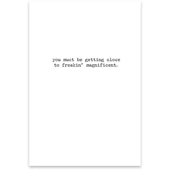 Magnificent Greeting Card