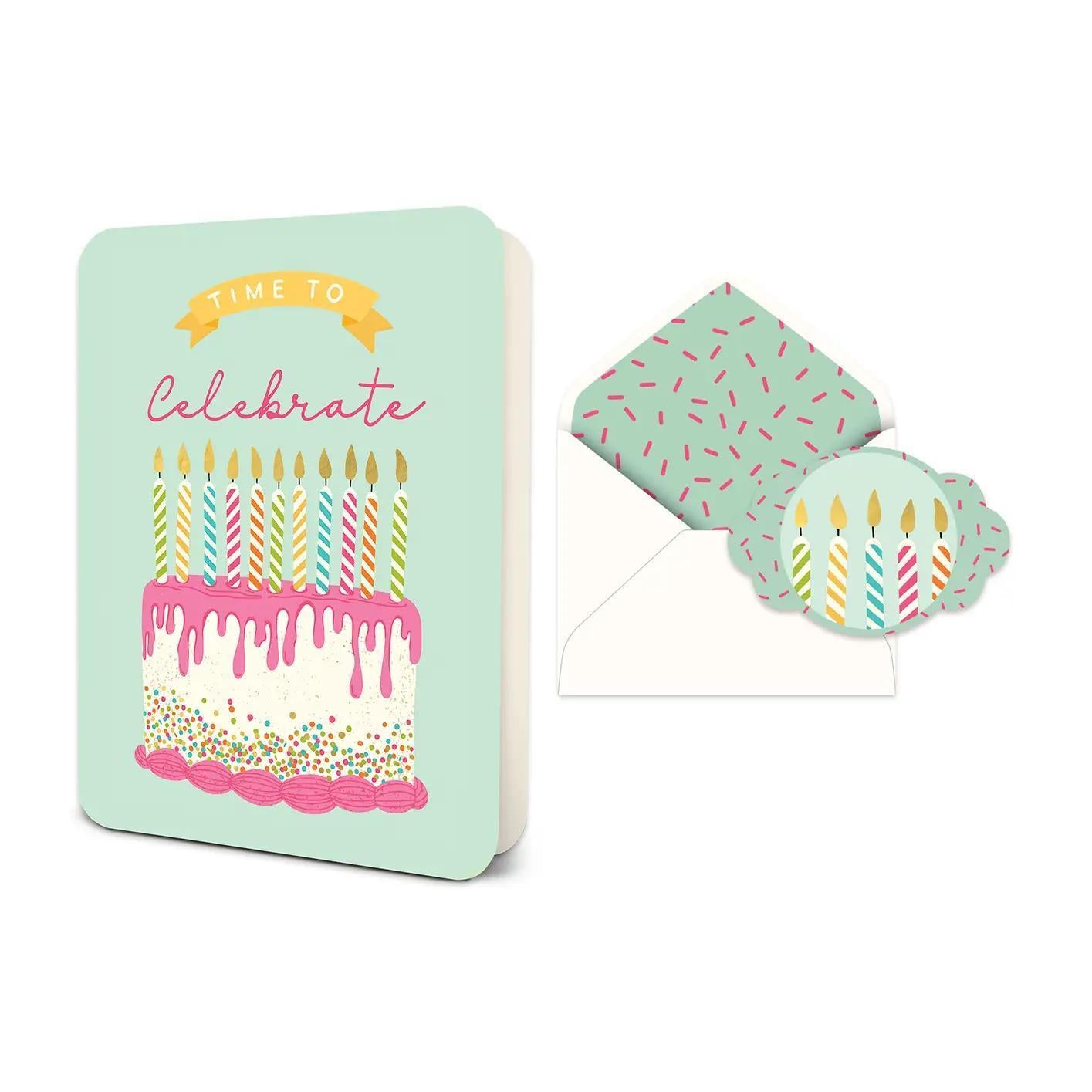 Deluxe Greeting Card – Time to Celebrate
