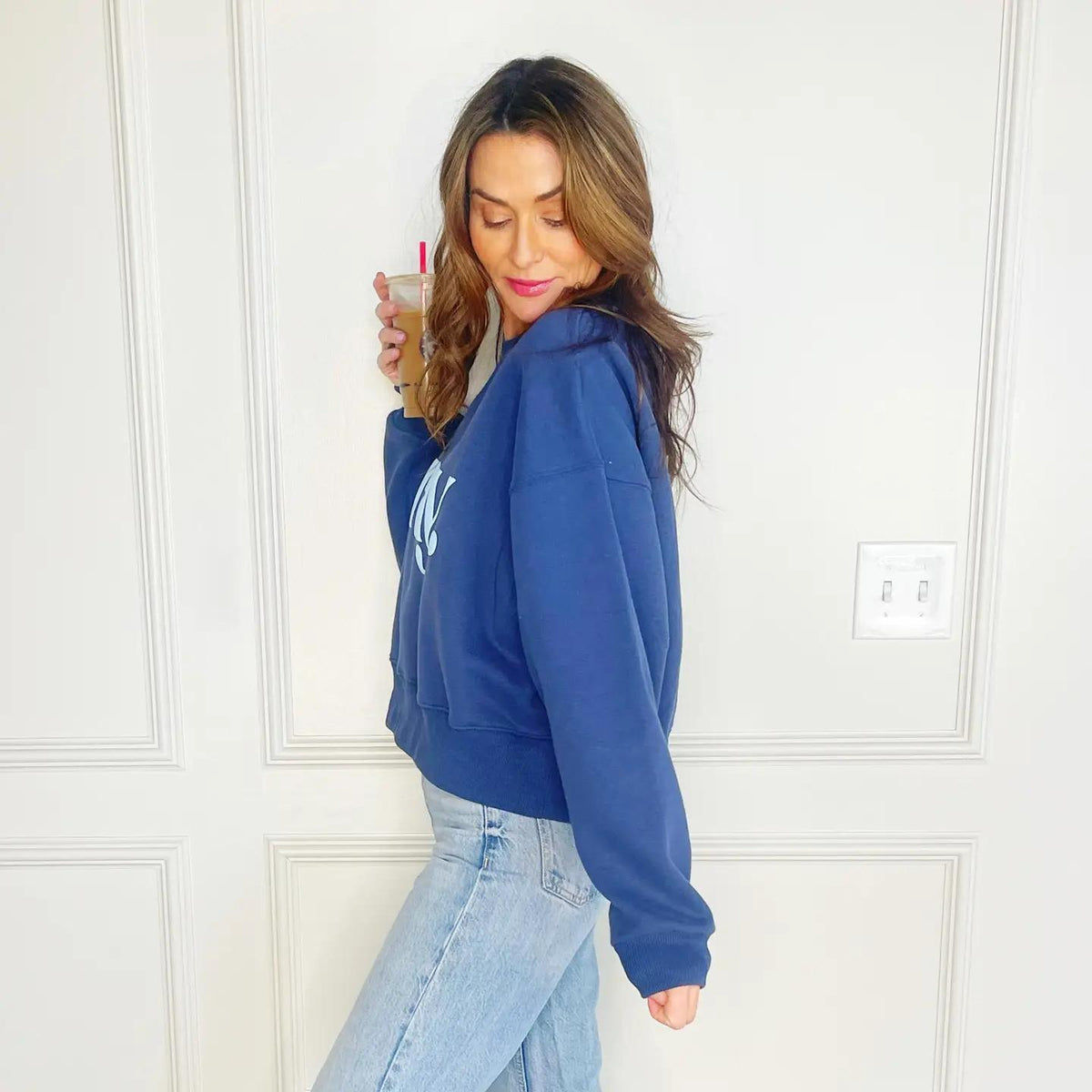 Pray. Puff Crop Sweatshirt