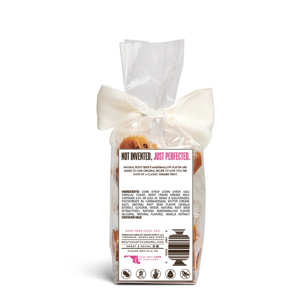 Root Beer Float Caramel 6oz Gift Bag