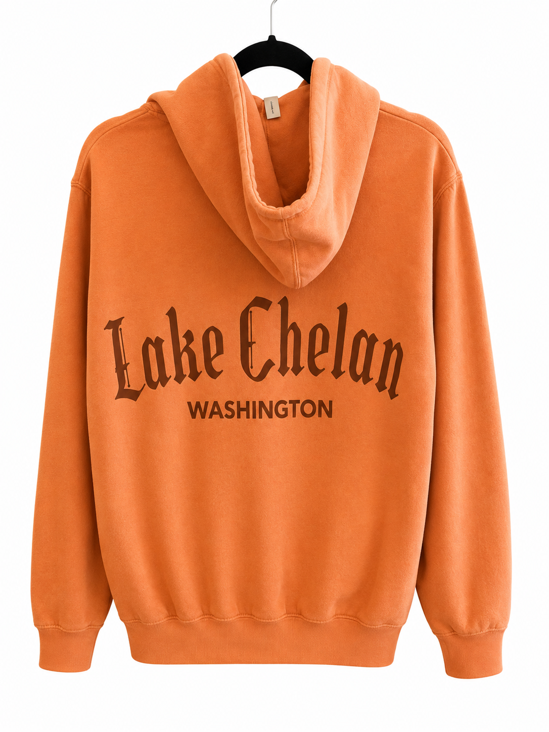 Lake Chelan, Washington Dye Pullover Hoodie