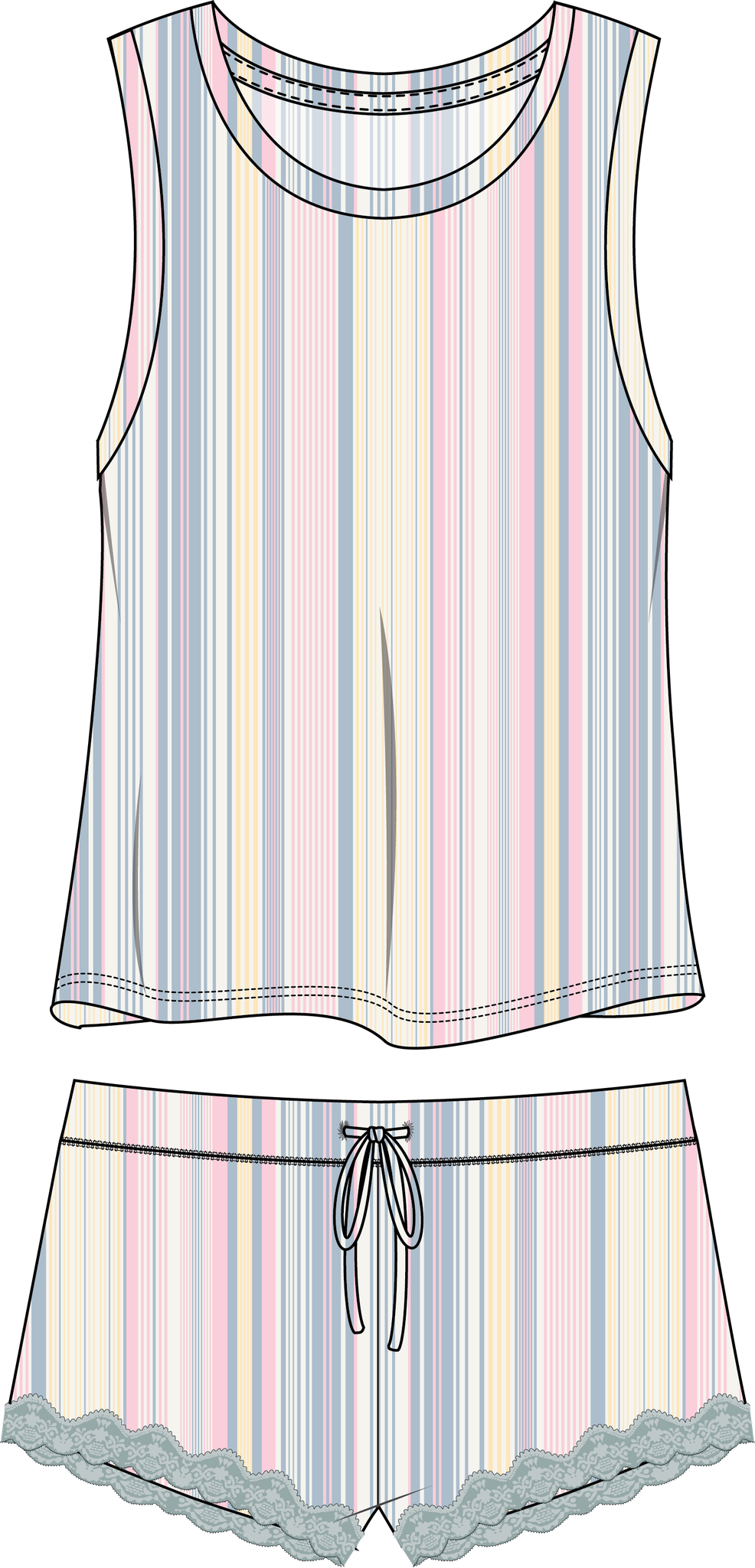 All American Shortie Bottom