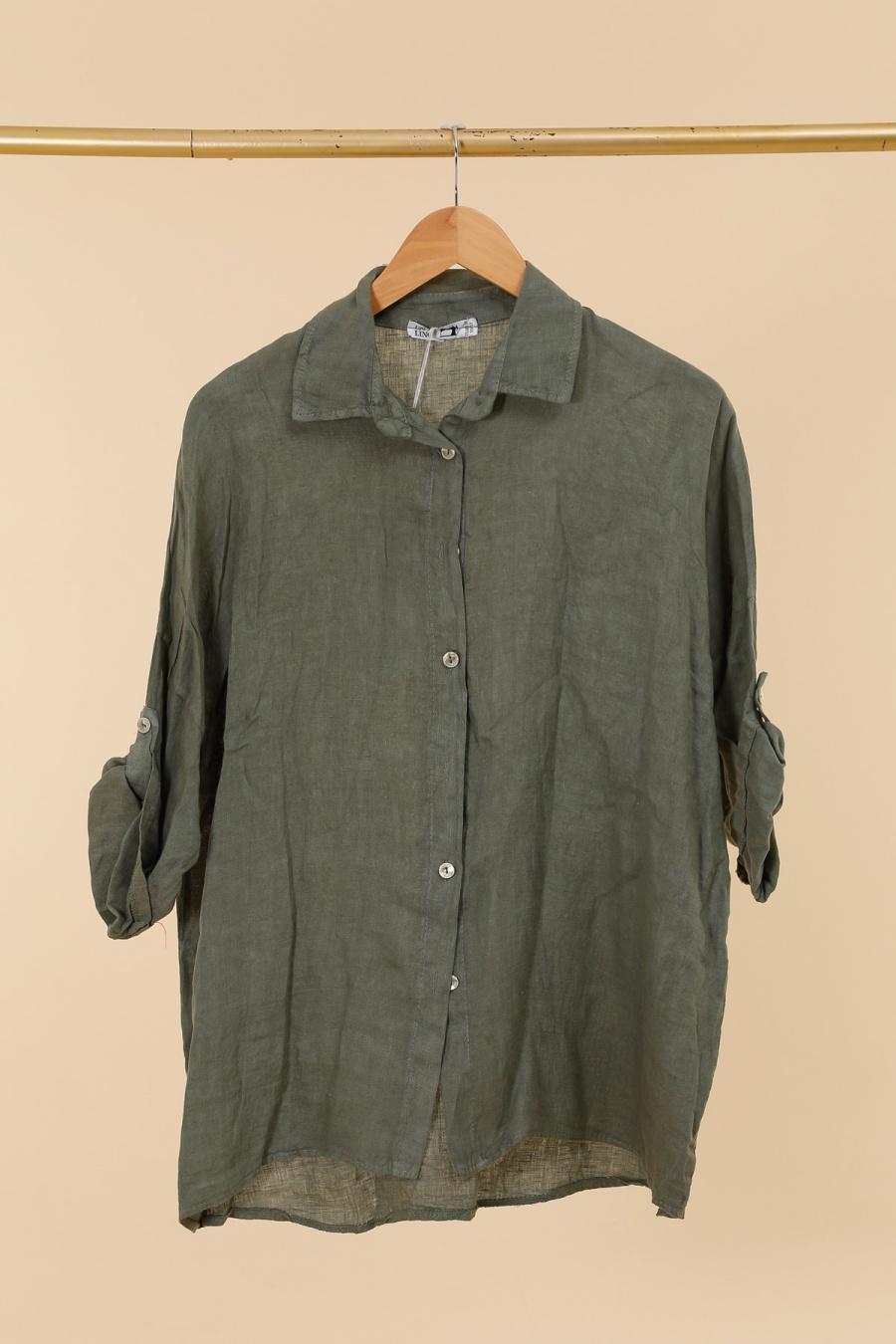 Button Up Linen Shirt