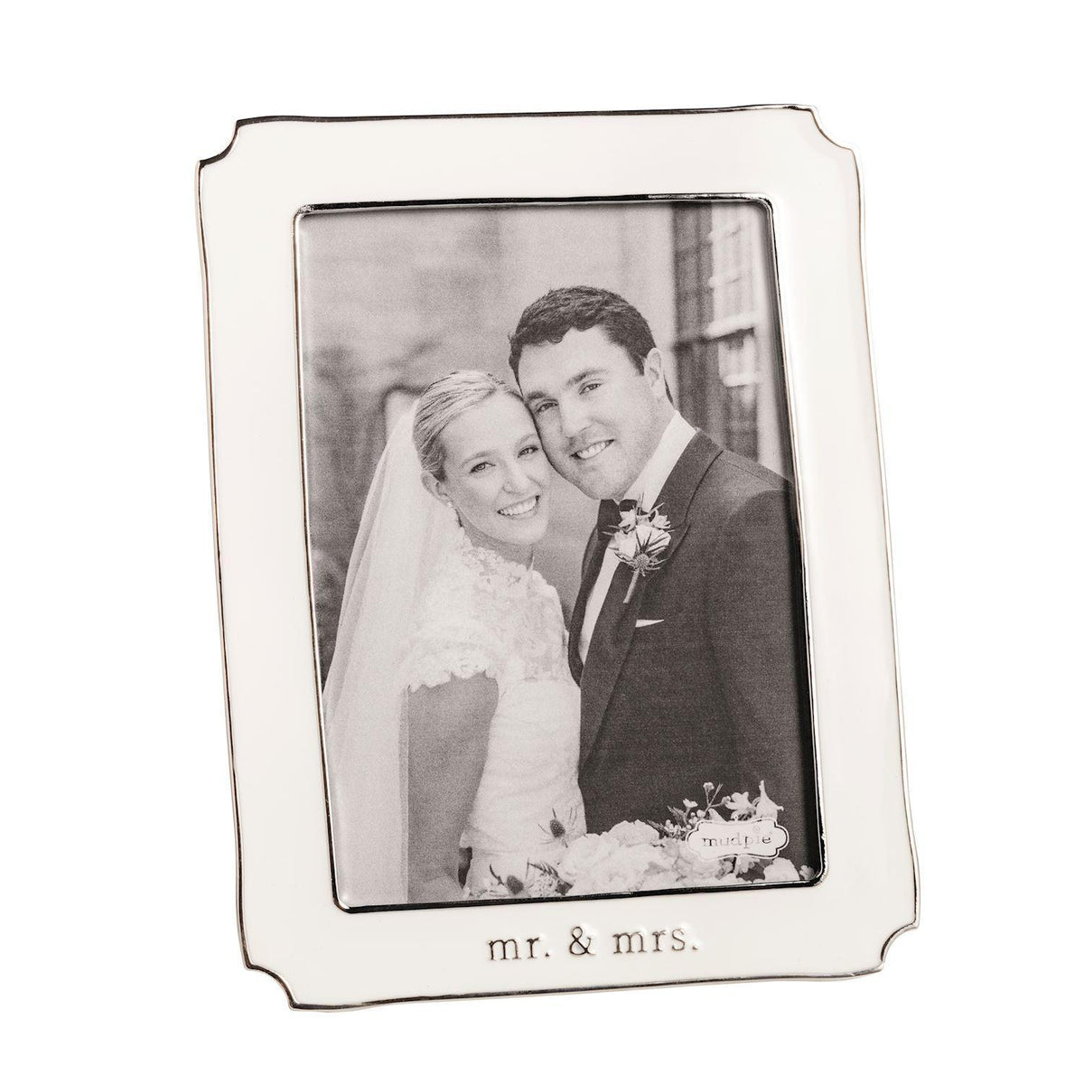 Mr & Mrs Enamel Frame