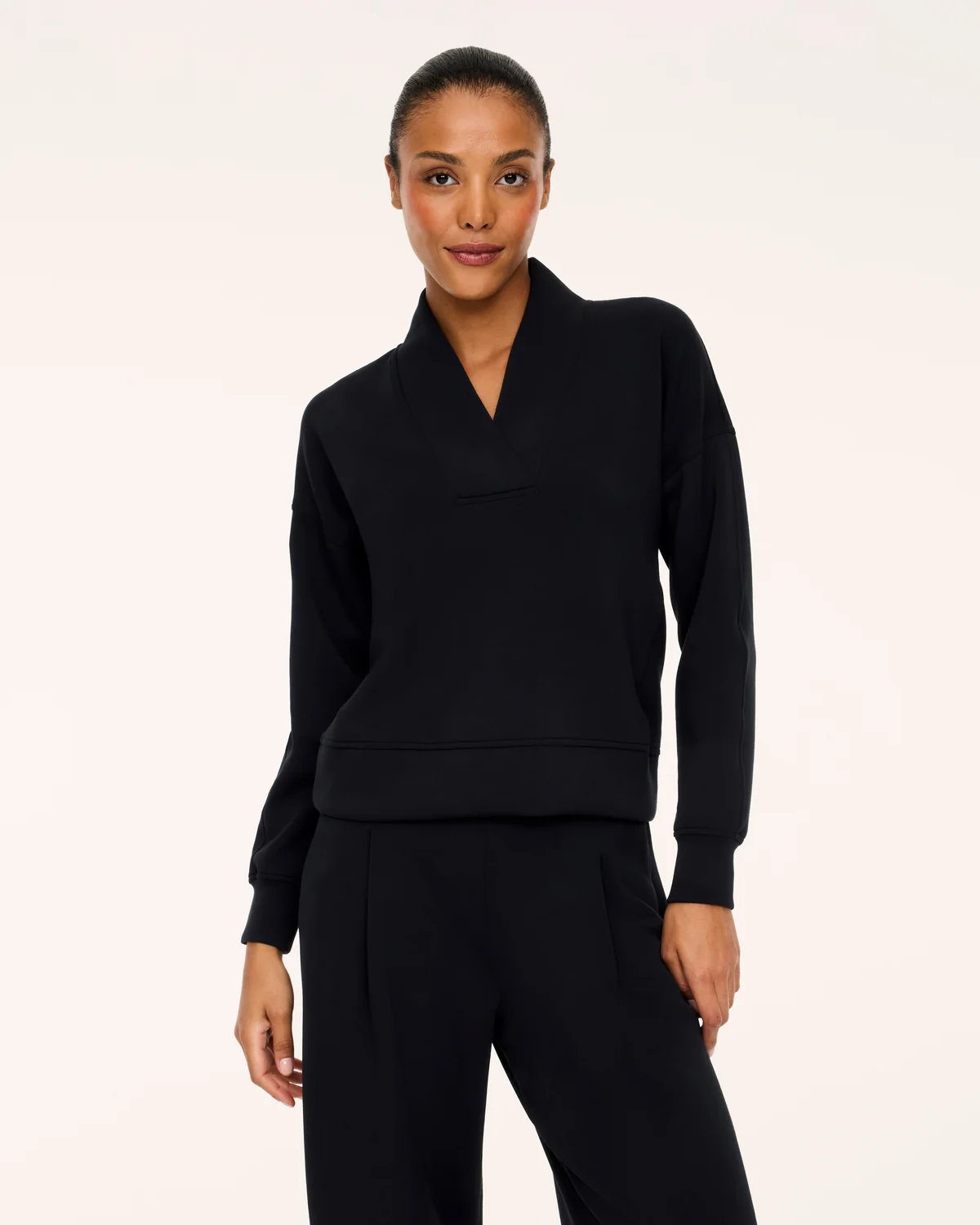 Spanx Airessentials V-Neck Long Sleeve Top
