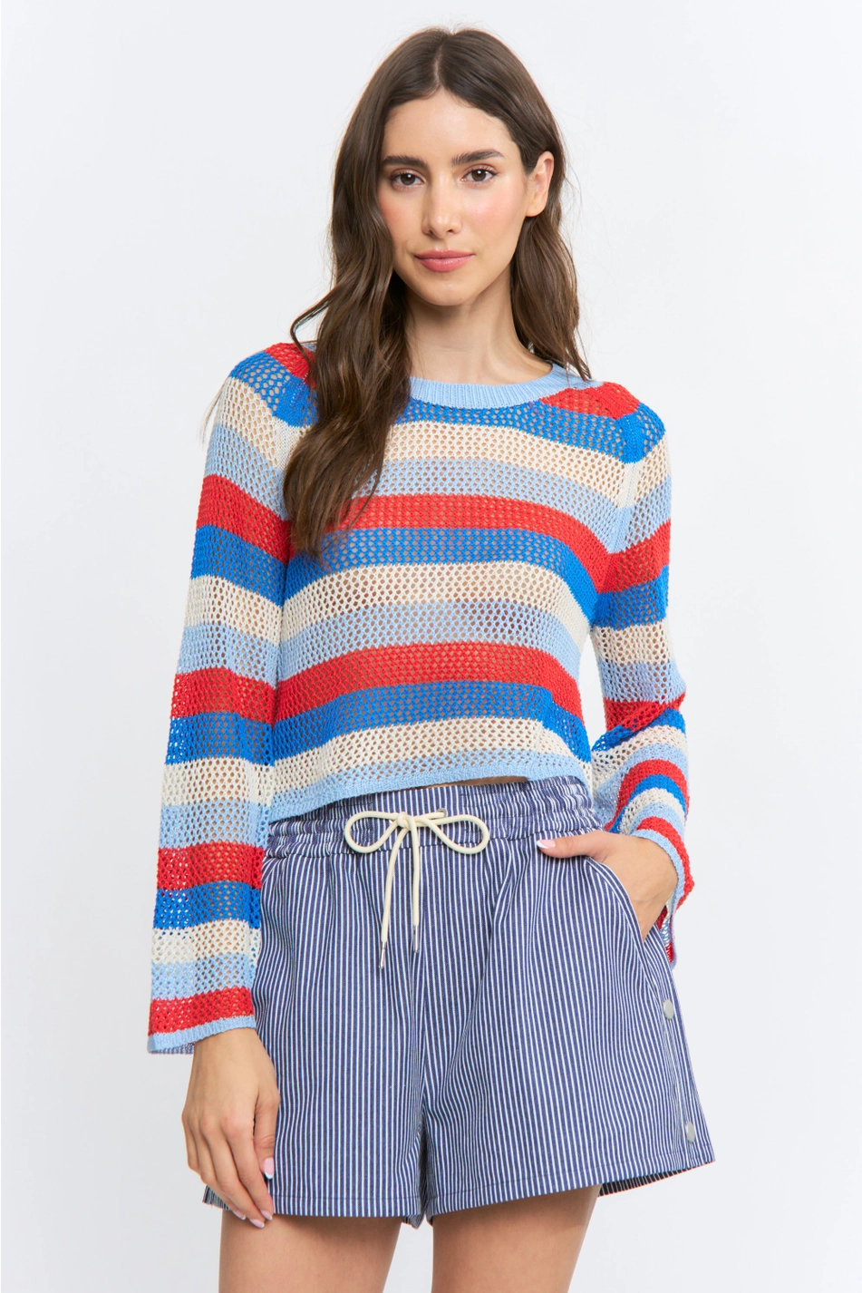 Striped Knit Sweater