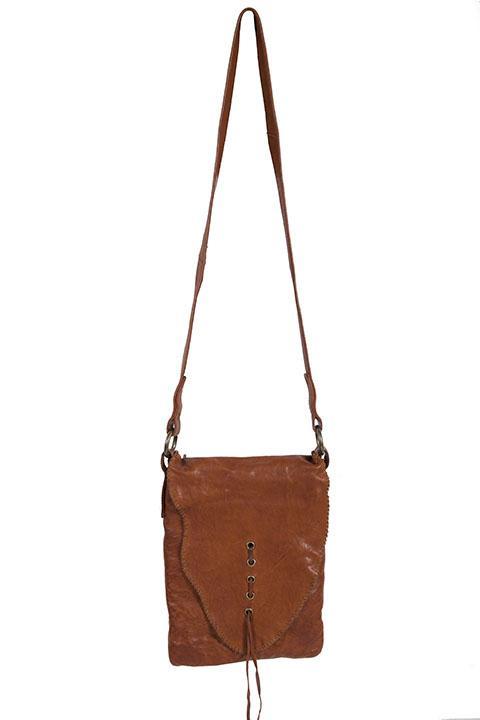 Scully Whip Stitch Cognac Handbag