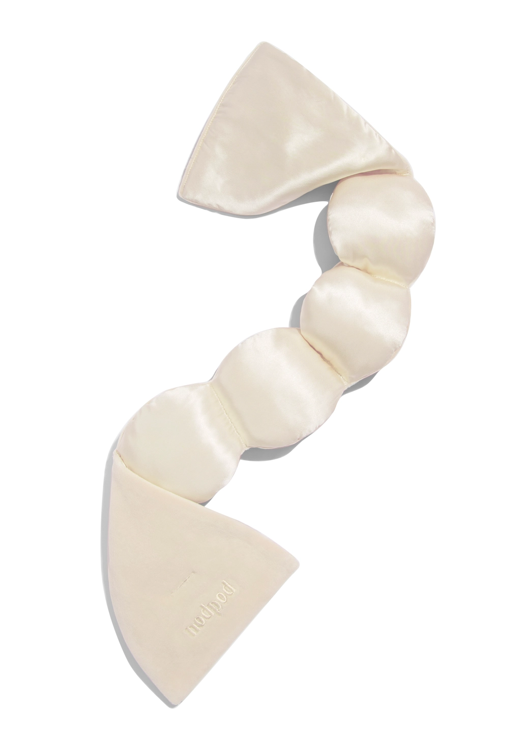 Silk Weighted Sleep Mask- Pearl