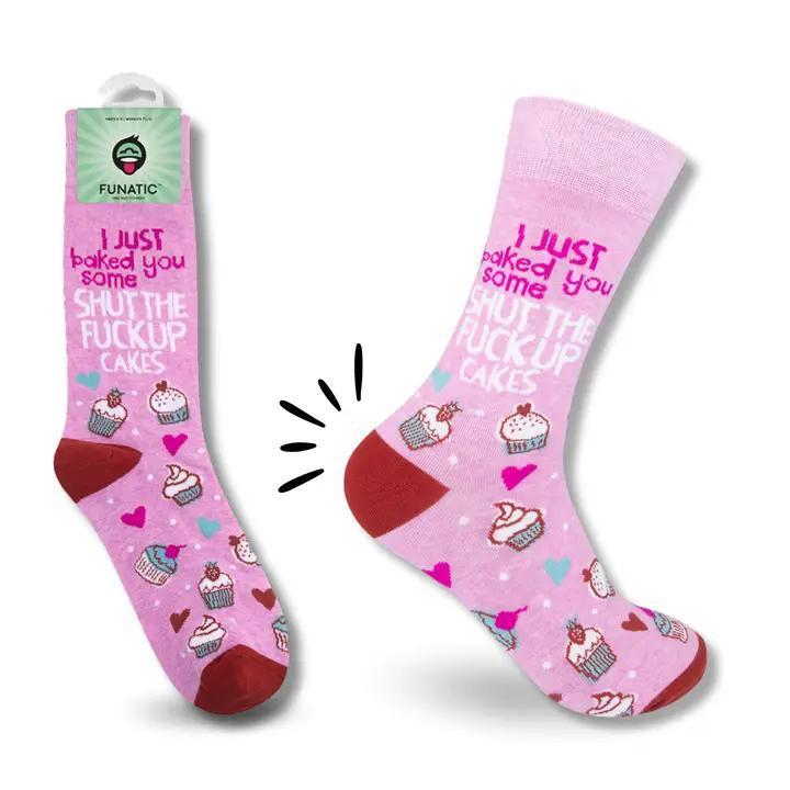 Shut The Fuck Up Cakes Socks
