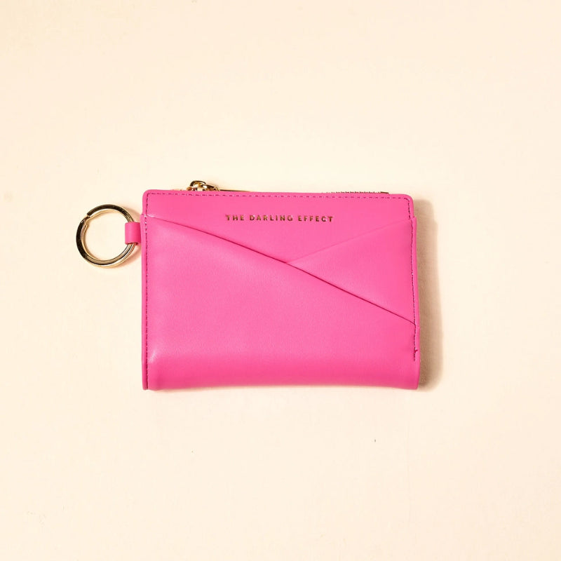 The Darling Effect Luxe Pocket Wallet - Hot Pink