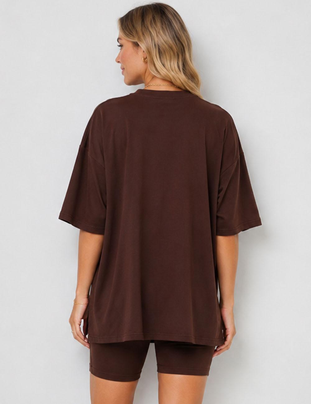 Biker Shorts - Brown