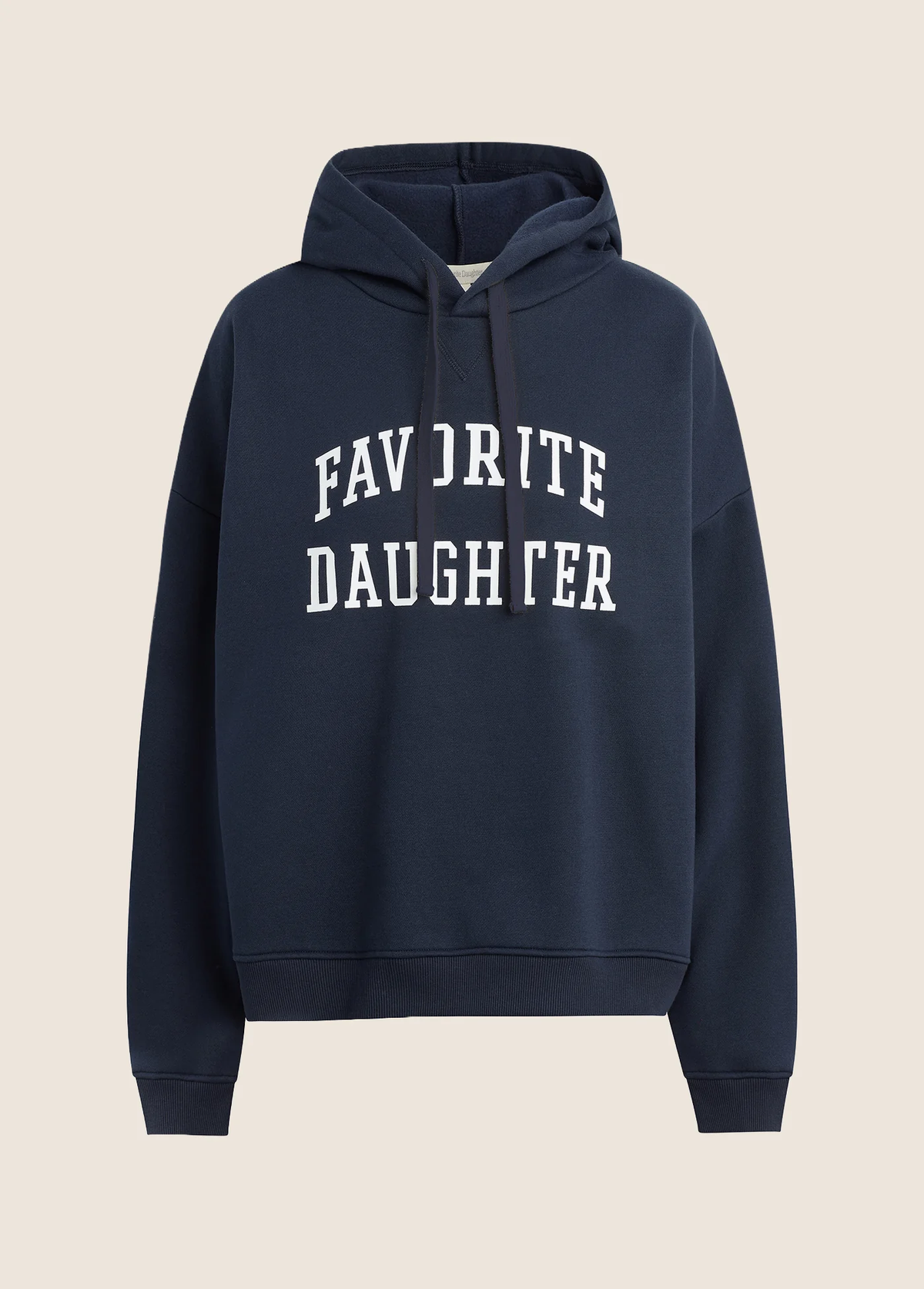The Collegiate Hoodie - Navy/White