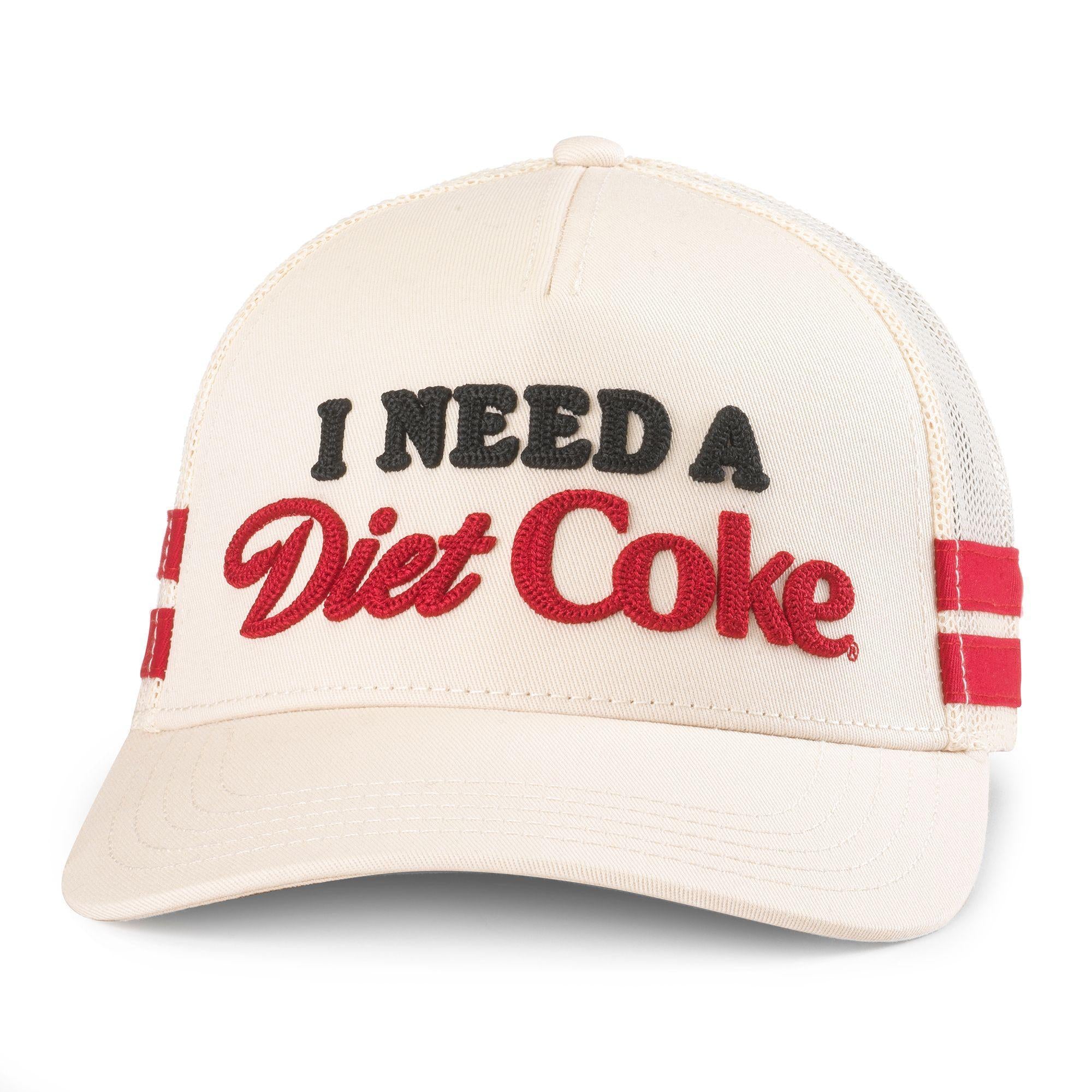 American Needle Diet Coke Valin Stripe Hat - Ivory