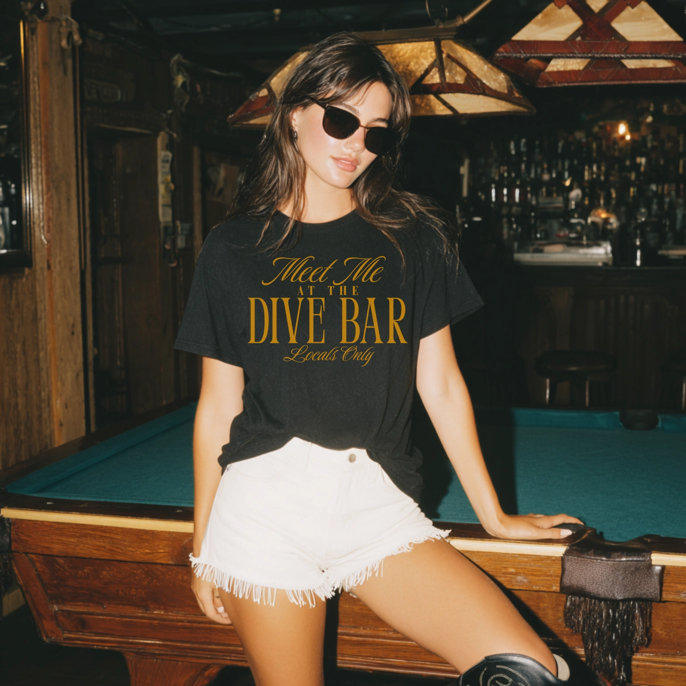Dive Bar T-Shirt - Black