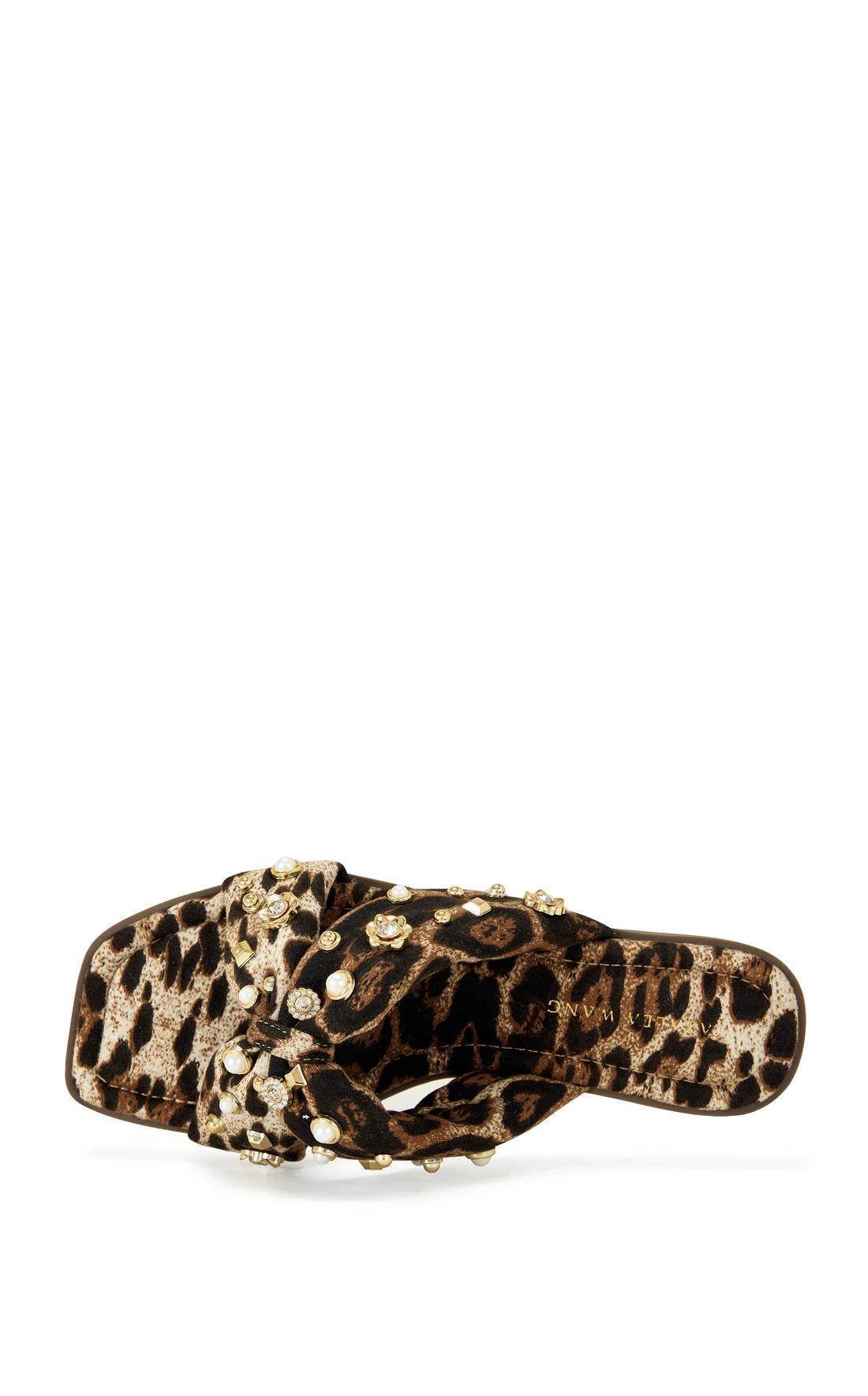 Azalea Wang Ramsey Leopard Slide