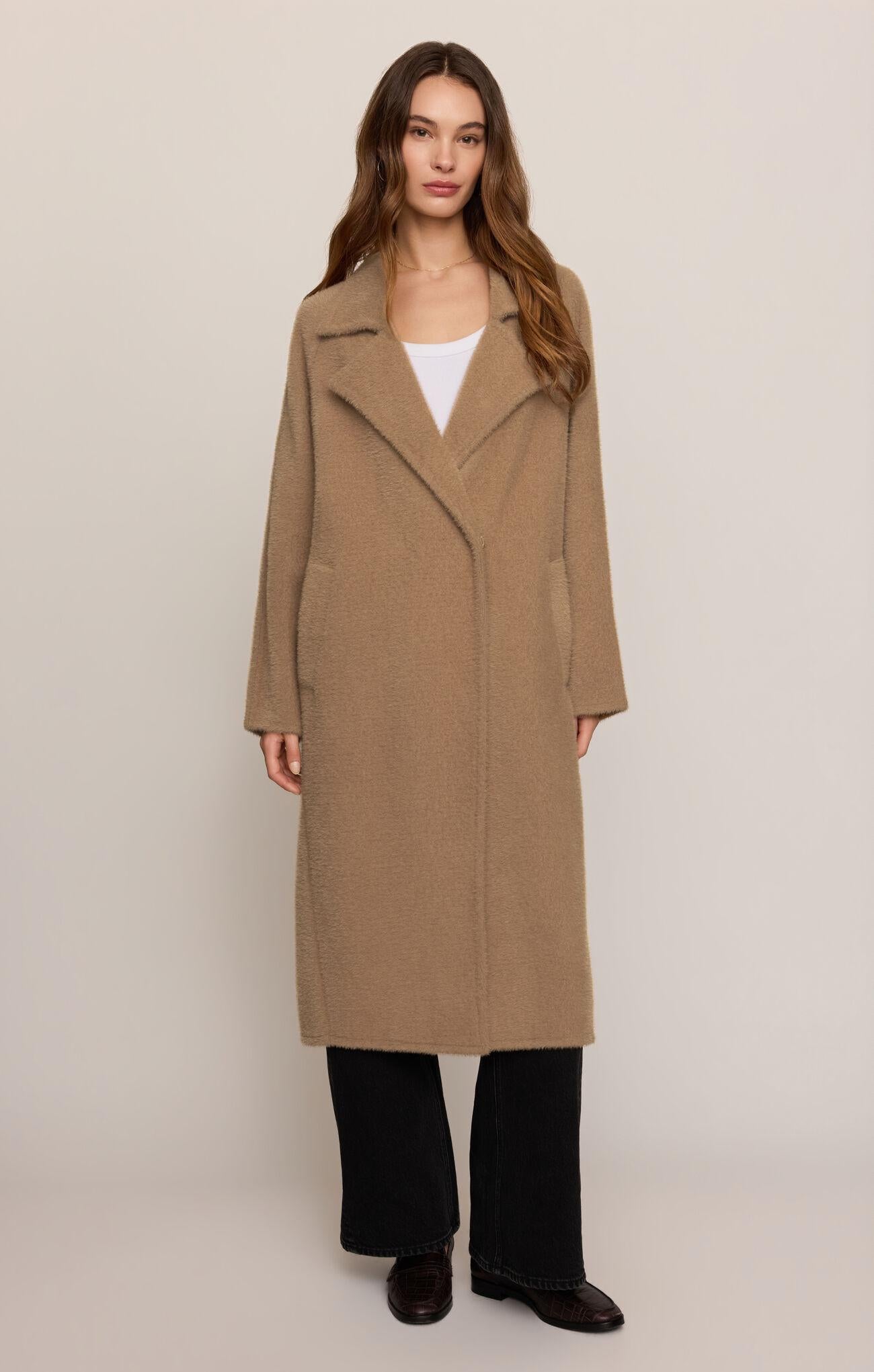 Crosby Cocoon Coat - Light Toffee