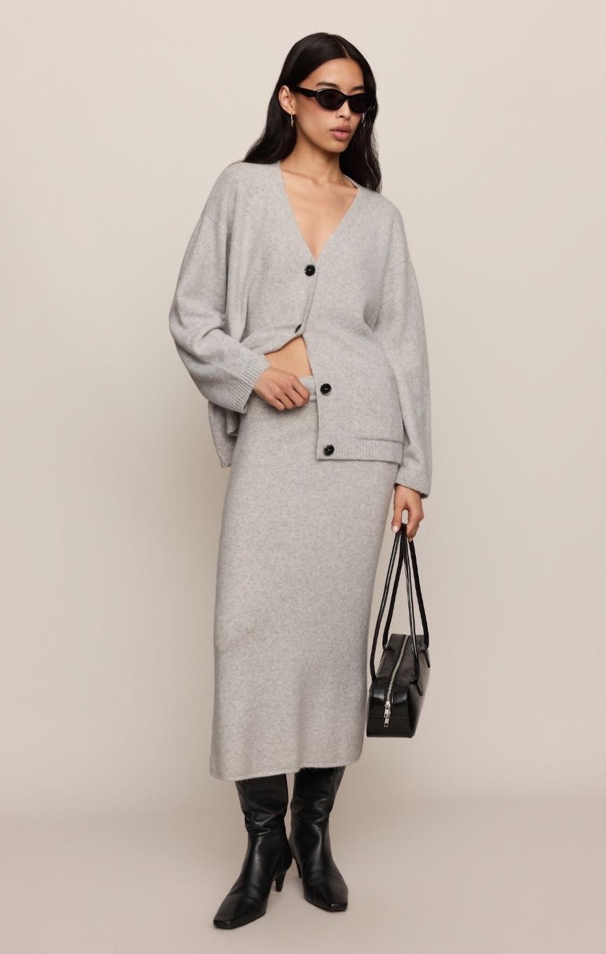 Cozy Moment Skirt - Feather Grey
