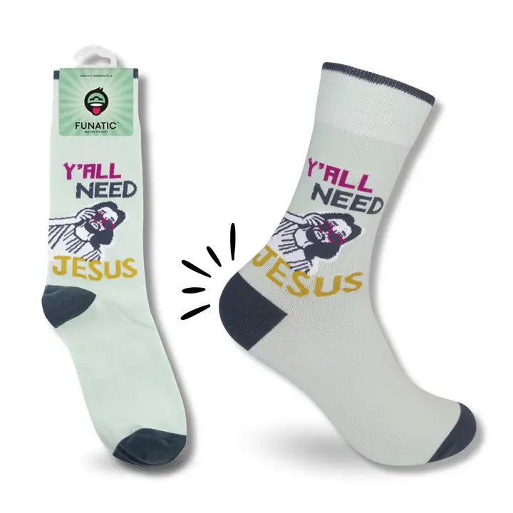 Y'all Need Jesus Socks