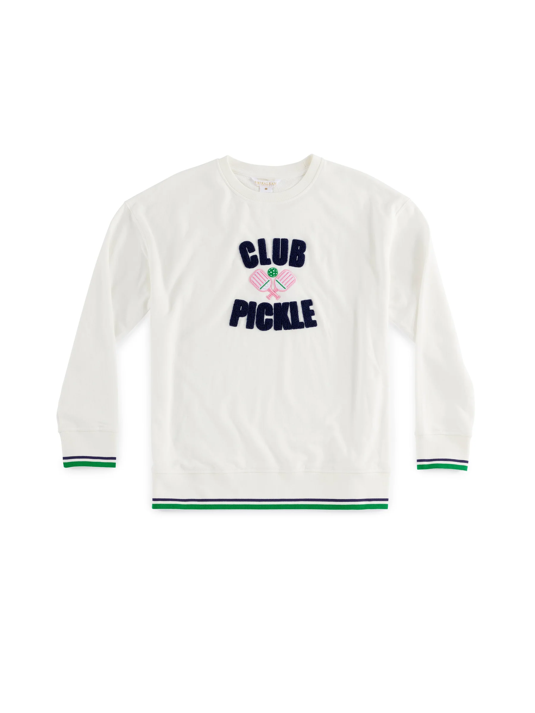 Shiraleah "Club Pickle" Sweatshirt - Ivory