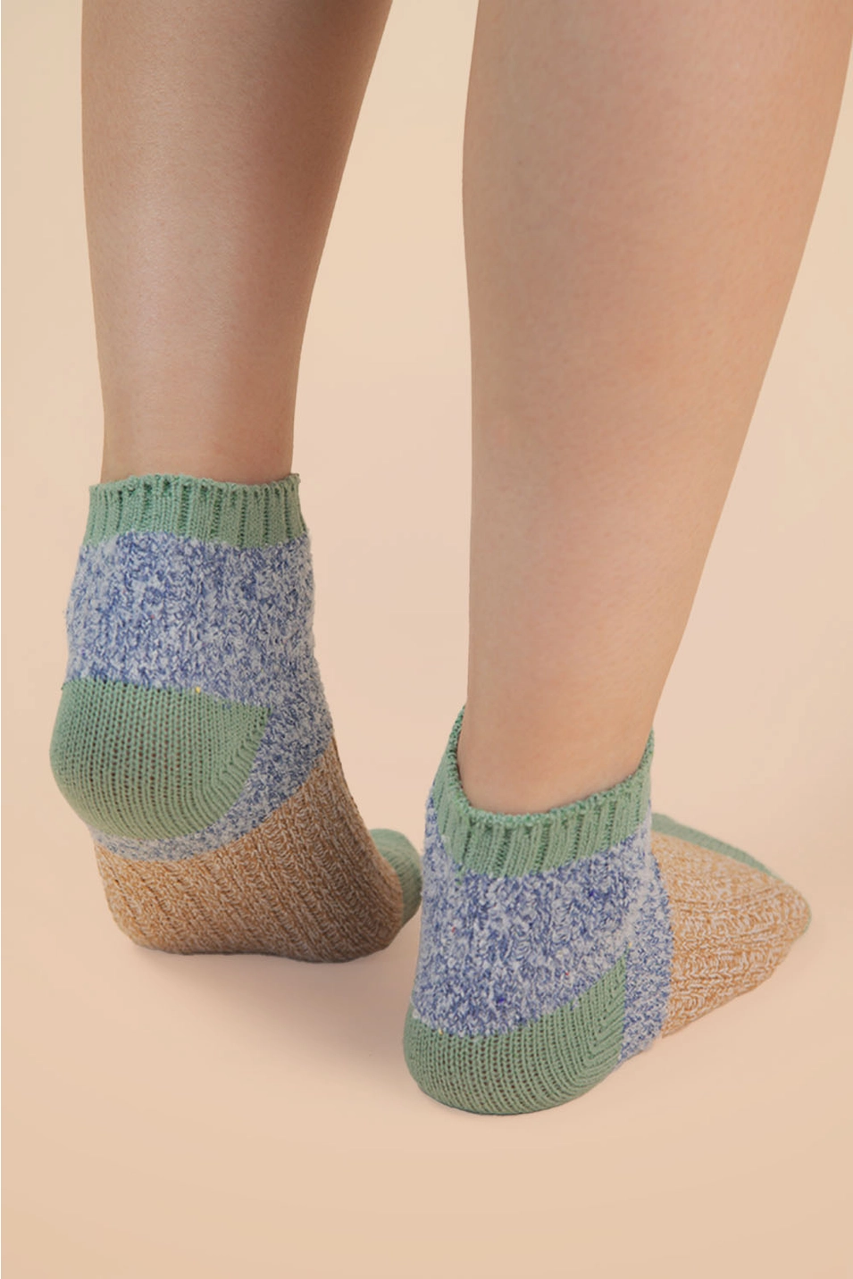 Color Block Crew Socks