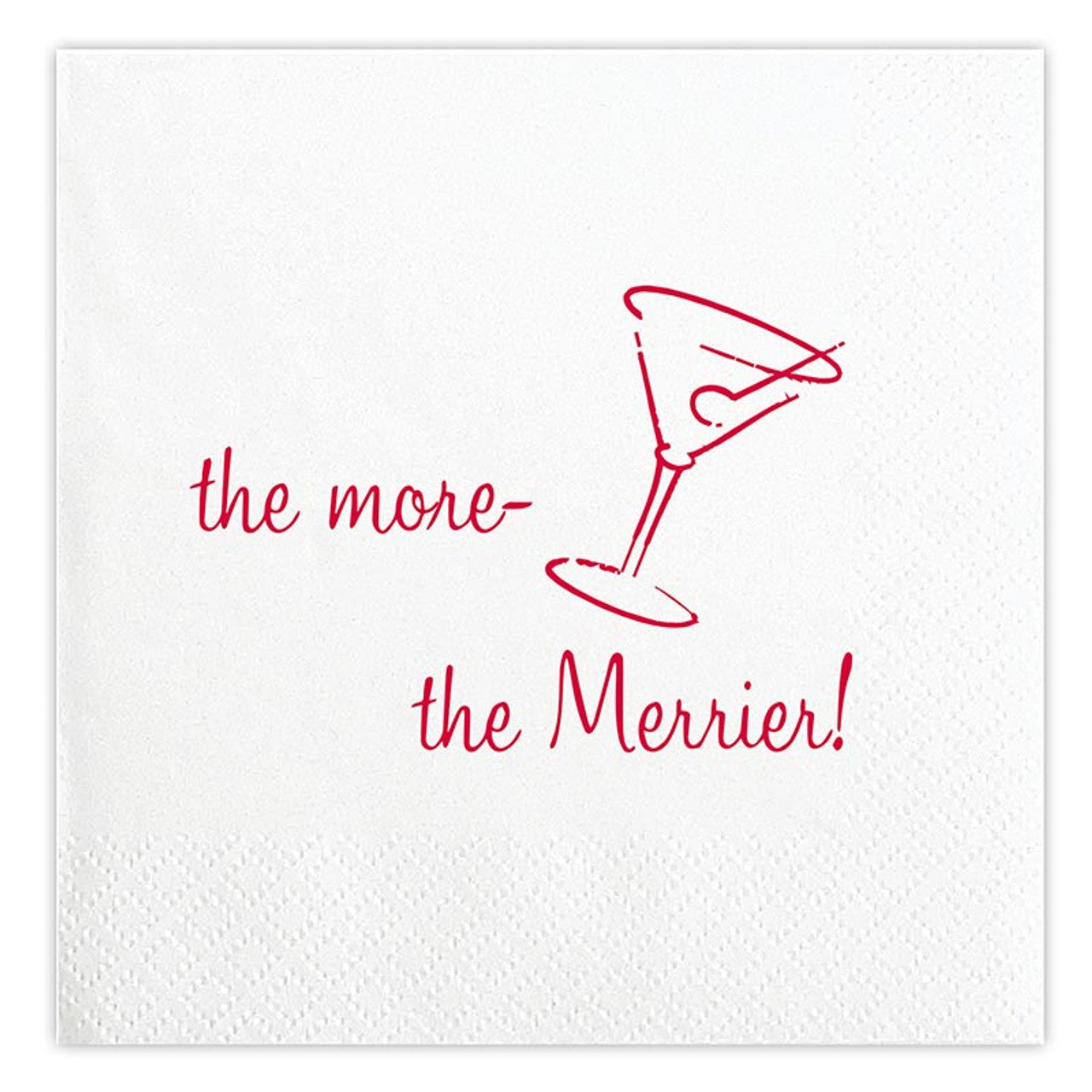 Face to Face Cocktail Napkins - The More the Merrier