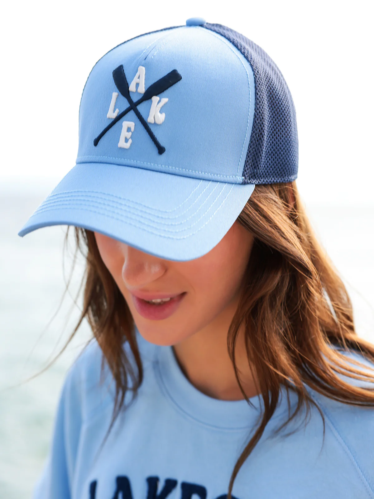 Shiraleah "Lake" Trucker Hat - Sky