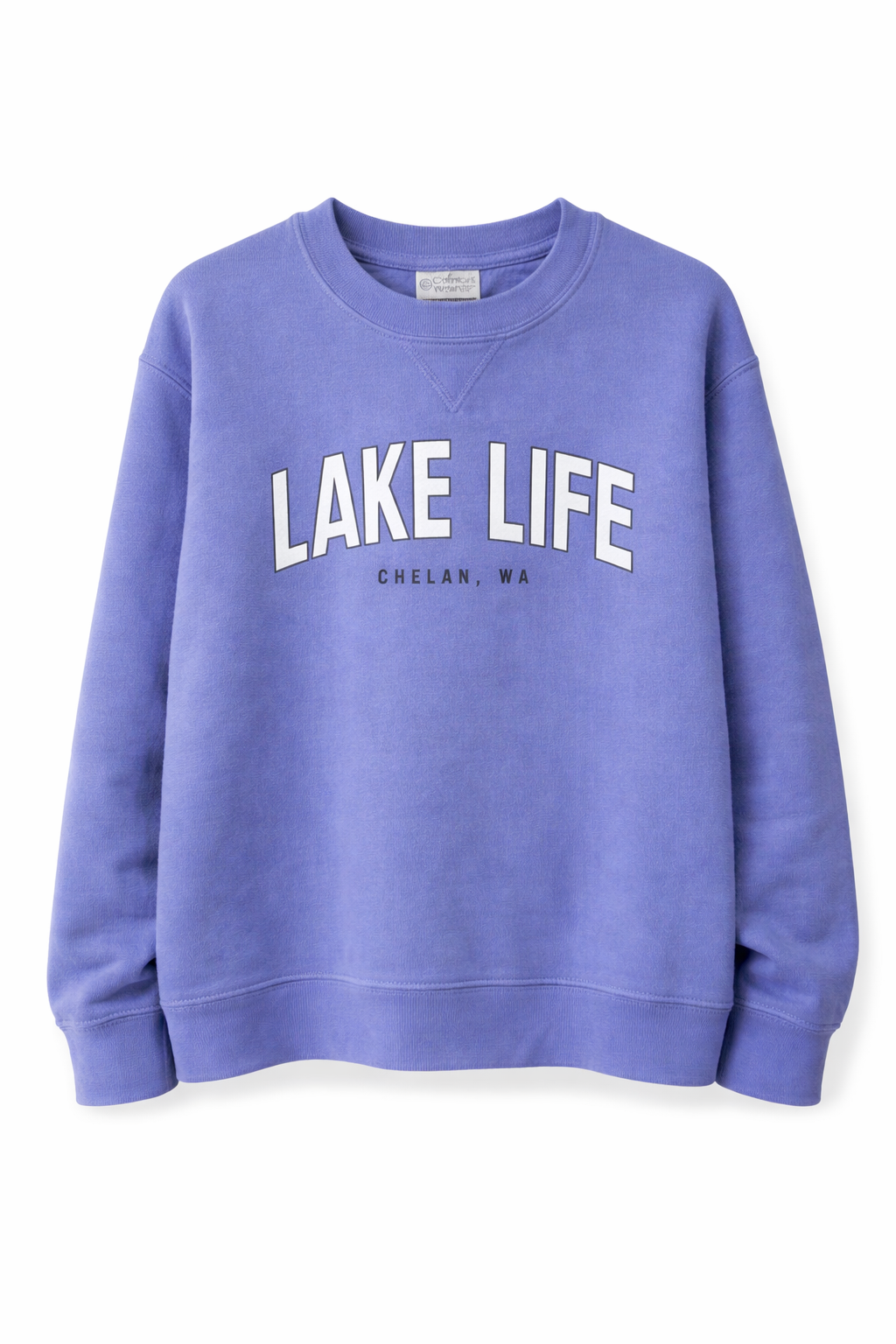 Youth Comfort Wash Fleece Sweatshirt - Lake Life Chelan, WA