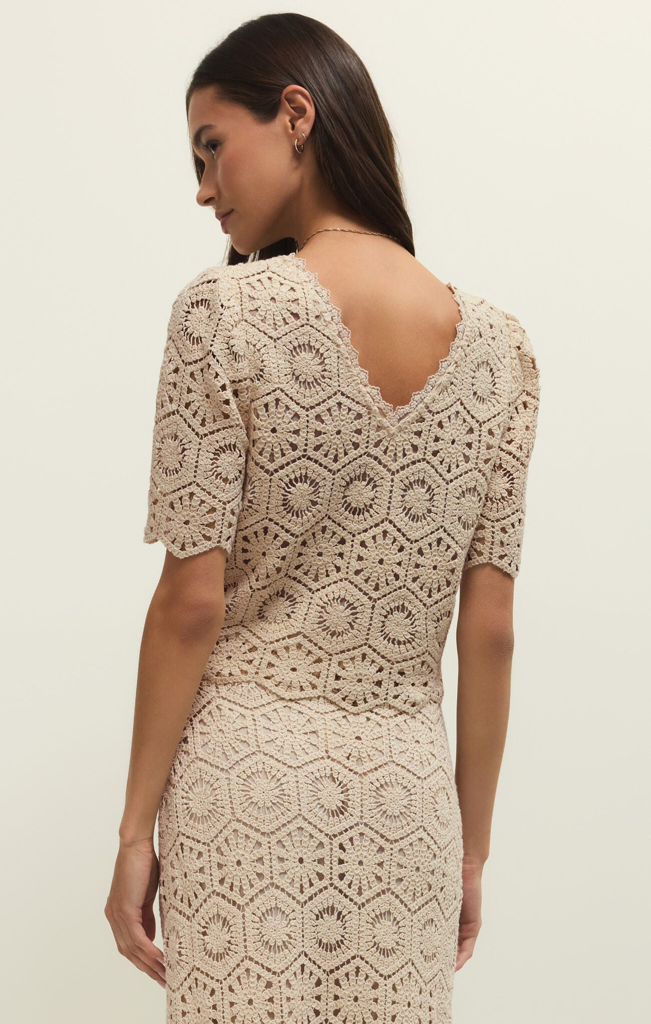 Raquel Lace Top - Natural