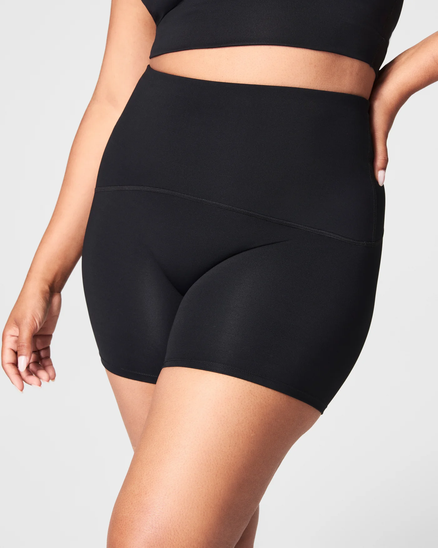 Booty Boost Active Biker Shorts 5" - Very Black