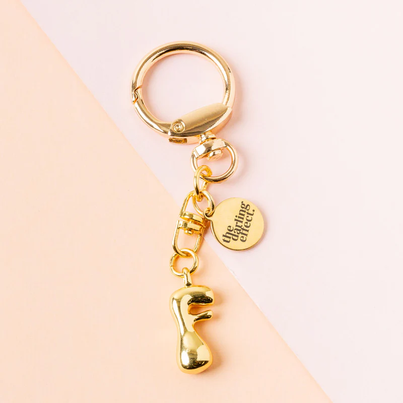 Bubble Letter Keychain