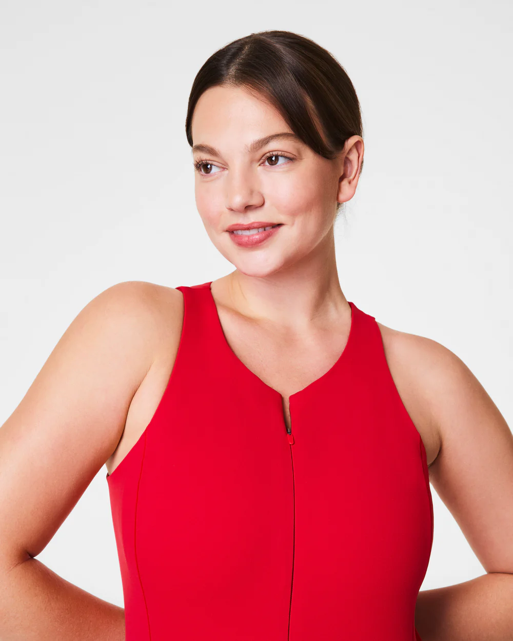 Spanx Get Moving Zip Front Dress