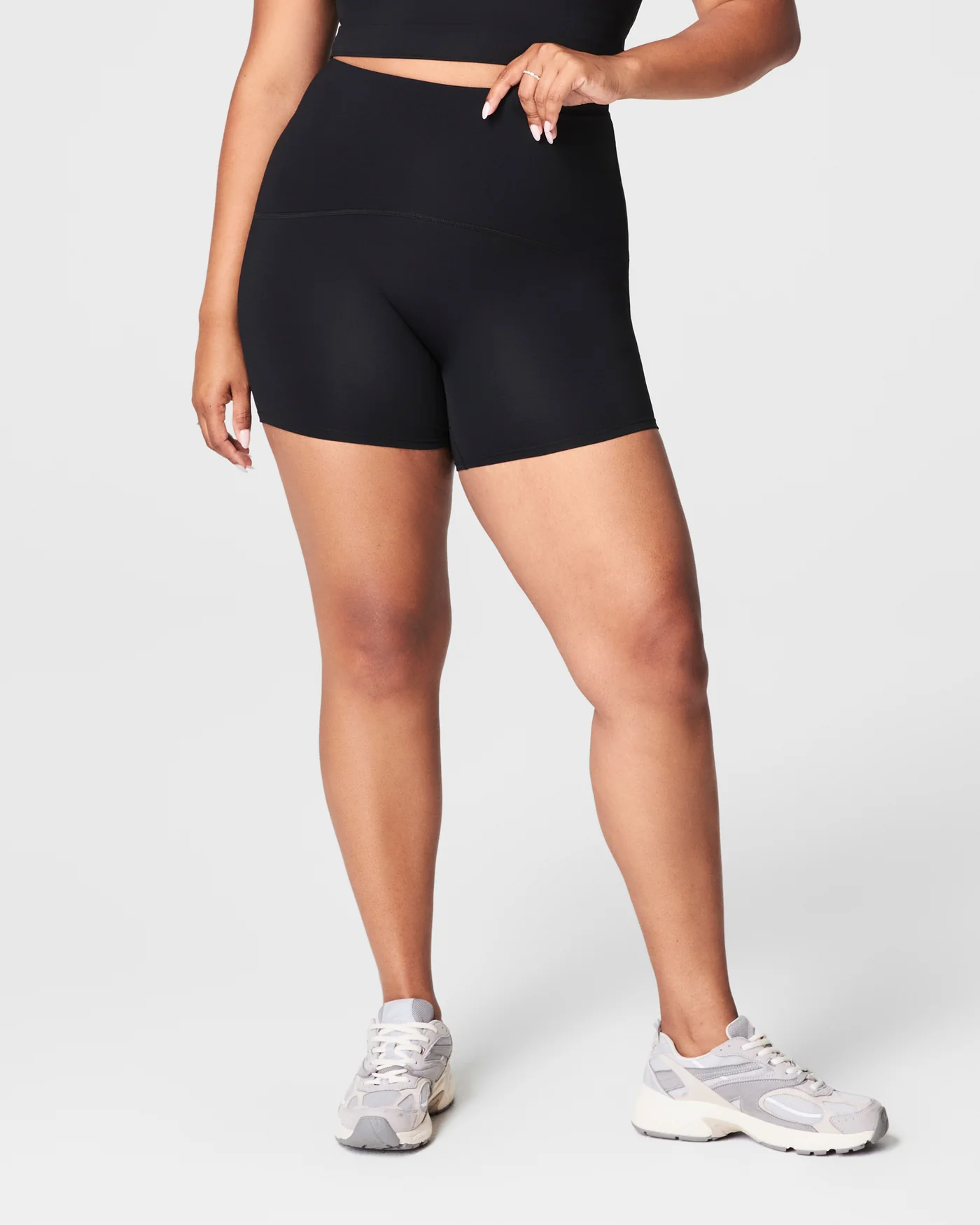 Booty Boost Active Biker Shorts 5" - Very Black