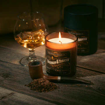 Bourbon & Tobacco 8 oz Soy Candle